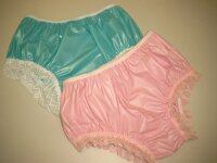 Höschen mit Spitze - ANGIE Rosa XXL Latex 0.5 mm
