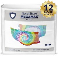 NorthShore MEGAMAX Diaper, Tie-Dye