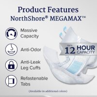 NorthShore MEGAMAX Diaper, Tie-Dye