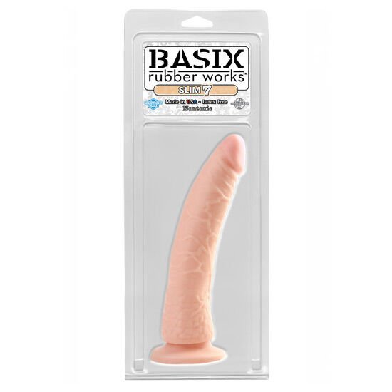 Basix Gelatine Penis natürlich schlank 19 cm