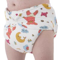 Omutsu “Teddy Magic” with Spreader Core – Exclusive Cloth Diaper with Bear Design (Only Available Here!)  90 - 130 cm