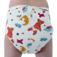 Omutsu “Teddy Magic” with Spreader Core – Exclusive Cloth Diaper with Bear Design (Only Available Here!)  90 - 130 cm