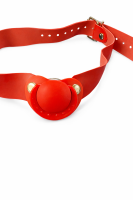 SweetControl Schnuller-Knebel – Latex Komfort Edition 0,5 Rot Natur/Transparent