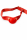 SweetControl Schnuller-Knebel – Latex Komfort Edition 0,5 Rot Natur/Transparent