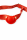 SweetControl Schnuller-Knebel – Latex Komfort Edition 0,5 Rot Natur/Transparent