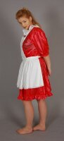 ANNALENA PVC Dress with Apron & Ruffles